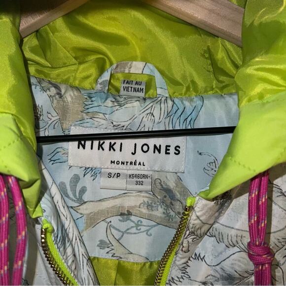 NIKKI JONES quilted hooded jacked S - Picture 4 of 7